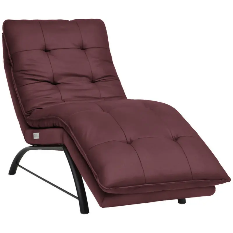 Liege in Echtleder Bordeaux