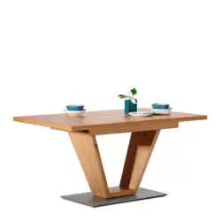 Esstisch in Holz, Holzwerkstoff 110(150)/70/75 cm