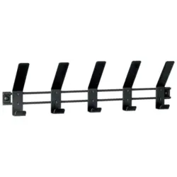 Garderobenleiste in Schwarz