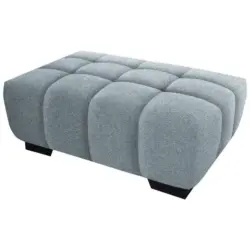 Hocker in Textil T&uuml;rkis