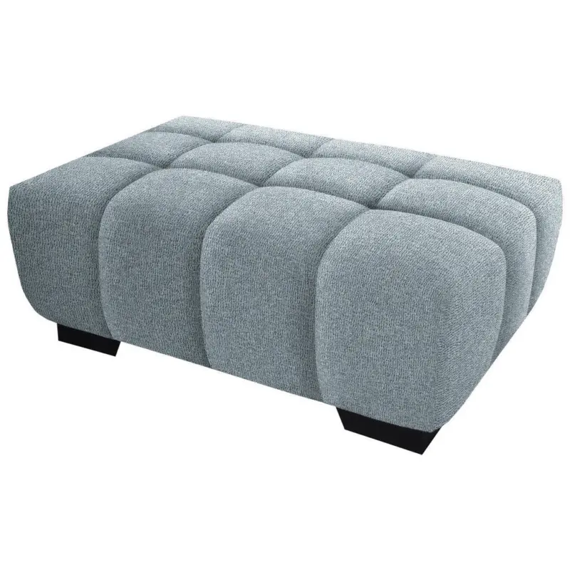 Hocker in Textil T&uuml;rkis