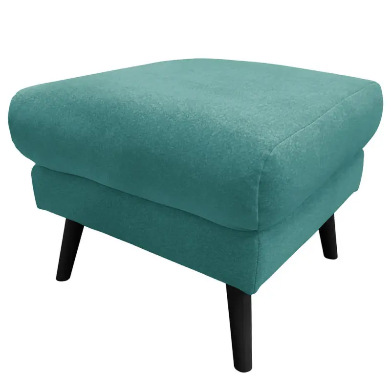 Hocker in Textil T&uuml;rkis