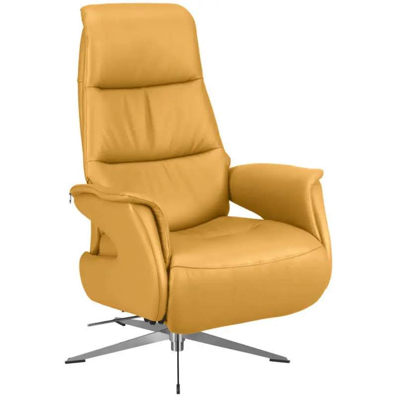 Relaxsessel in Leder Gelb