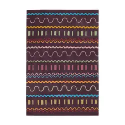 Webteppich 170/240 cm Multicolor, Violett