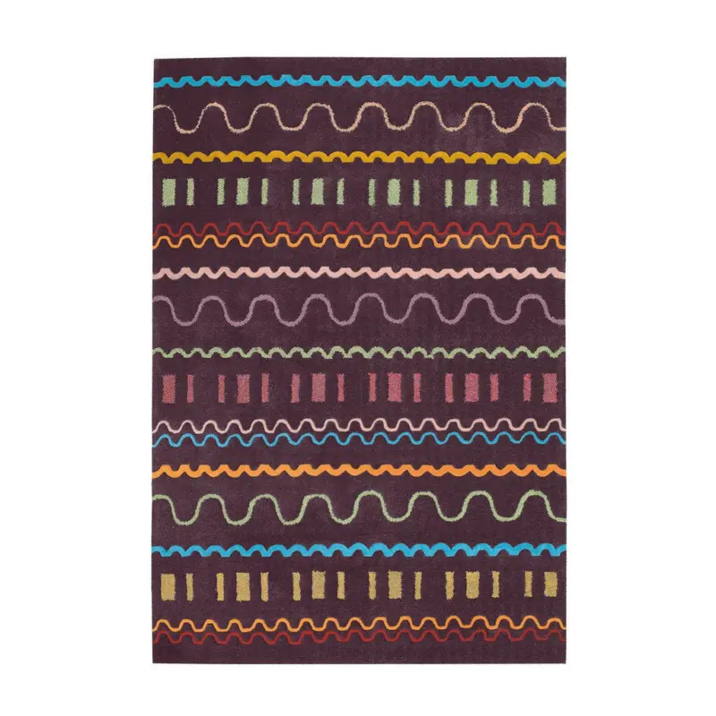 Webteppich 170/240 cm Multicolor, Violett