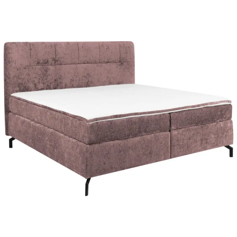 Boxspringbett 160/200 cm in Altrosa