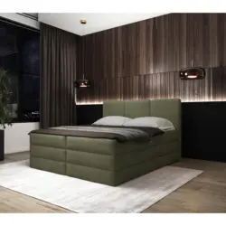 Boxspringbett 160/200 cm in Gr&uuml;n