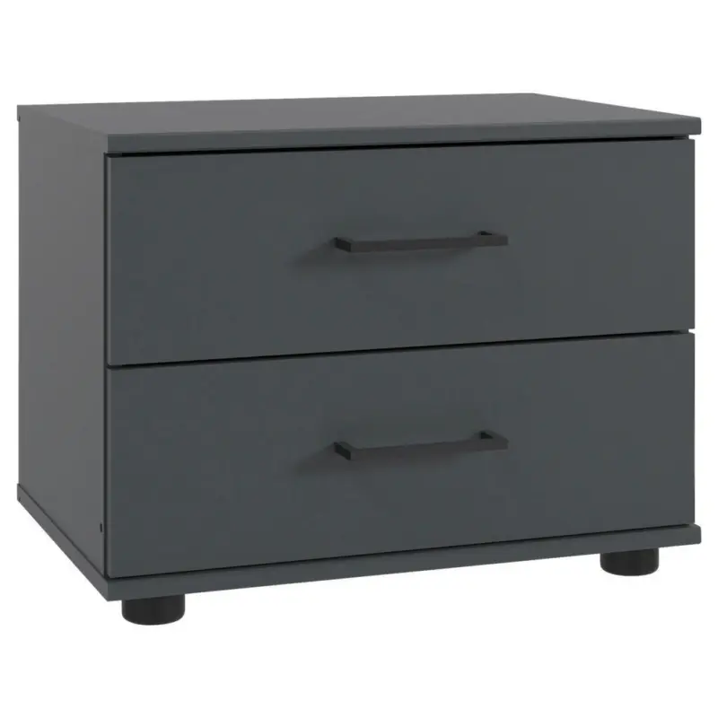 Nachtk&auml;stchen 52/40/38 cm in Graphitfarben