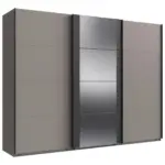XXXLutz Lauterach - Ihr M&ouml;belhaus bei Bregenz Schwebet&uuml;renschrank in Graphitfarben, Sahara