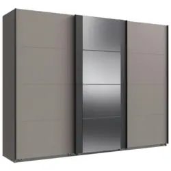 Schwebet&uuml;renschrank in Graphitfarben, Sahara