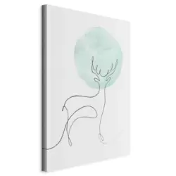 Leinwandbild Abstraktes, Tiere 80/120/1.2 cm