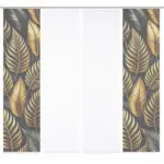 XXXLutz Lauterach - Ihr M&ouml;belhaus bei Bregenz Fl&auml;chenvorhang in Anthrazit, Goldfarben blickdicht