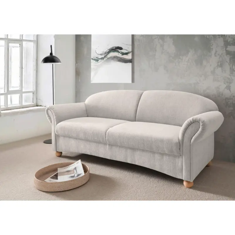 2,5-Sitzer Torello in Mikrofaser Creme