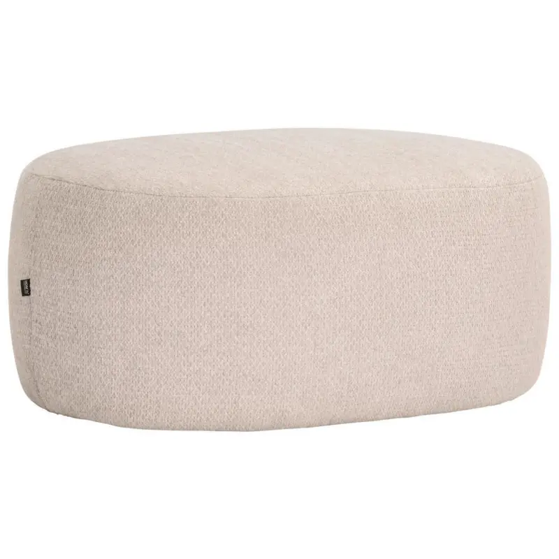 Hocker in Textil Beige