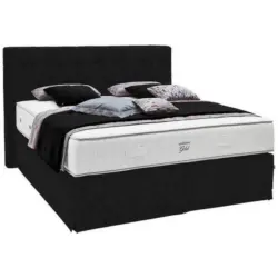 Boxspringbett 180/200 cm in Schwarz