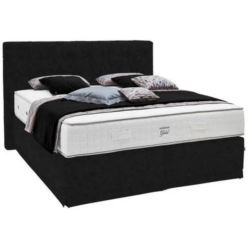 Boxspringbett 180/200 cm in Schwarz