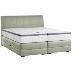 Boxspringbett 160/200 cm in Pastellgr&uuml;n