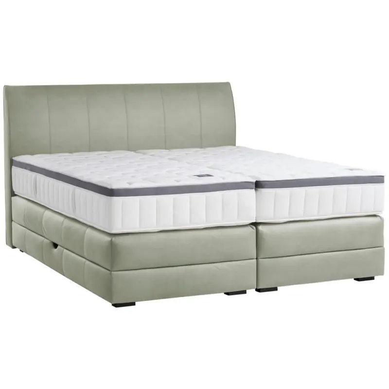 Boxspringbett 160/200 cm in Pastellgr&uuml;n