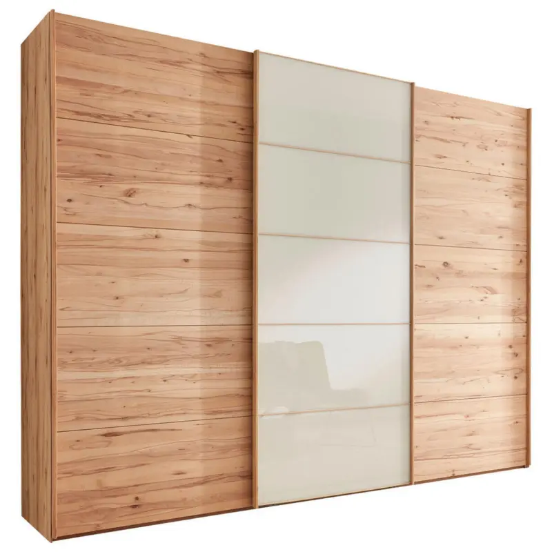 Schwebet&uuml;renschrank in Buchefarben, Champagner