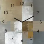 XXXLutz Lauterach - Ihr M&ouml;belhaus bei Bregenz Wanduhr Silver Squares Clock Multicolor 20/20/3,1 cm