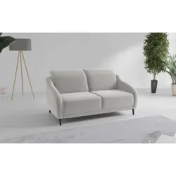 3-Sitzer-Sofa Blues V in Samt Sandfarben