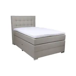 Boxspringbett 120/200 cm in Grau