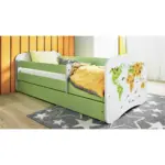 XXXLutz Lauterach - Ihr M&ouml;belhaus bei Bregenz Kinder-/Juniorbett 80/160 cm in Gr&uuml;n, Wei&szlig;