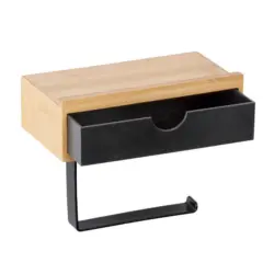 Toilettenpapierhalter in Holz