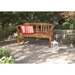 Gartenbank in Akaziefarben