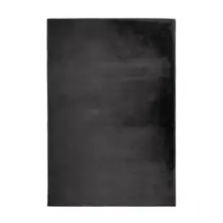 Hochflorteppich 200/290 cm Graphitfarben