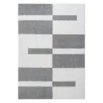 XXXLutz Lauterach - Ihr M&ouml;belhaus bei Bregenz Hochflorteppich 60/110 cm Milano Wei&szlig;, Hellgrau