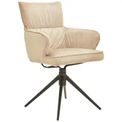 Armlehnstuhl Typenauswahl, Sitzfl&auml;che 360&deg; drehbar, automatische R&uuml;ckholfunktion Velours