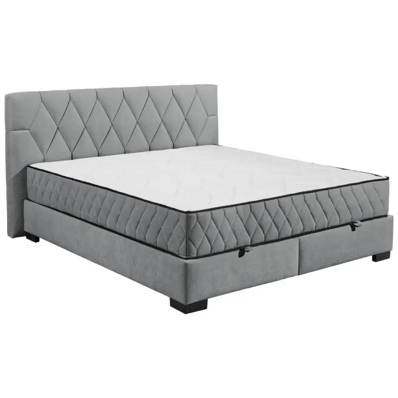 Boxbett 180/200 cm in Anthrazit