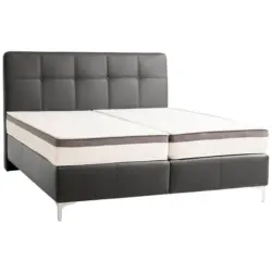 Boxspringbett 160/200 cm in Schwarz