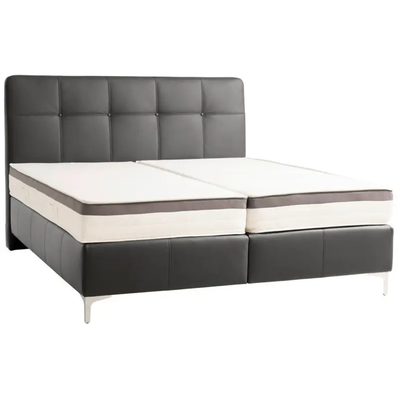 Boxspringbett 160/200 cm in Schwarz