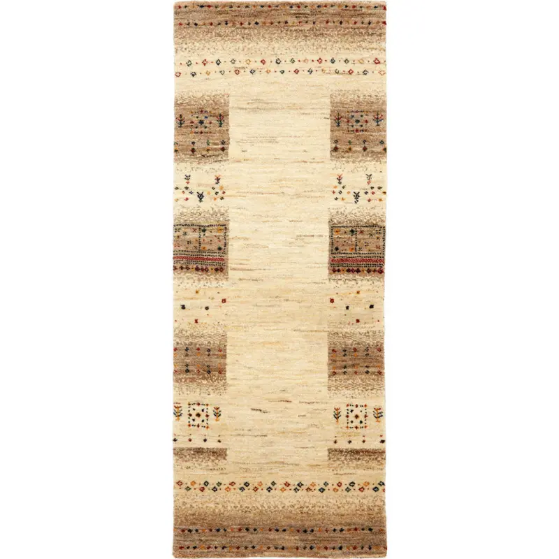 Orientteppich 80/300 cm Kavir-E-Lut Naturfarben