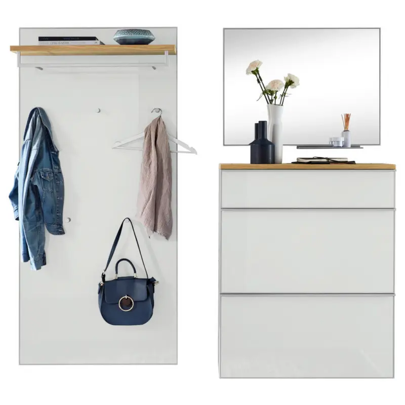 Garderobe 4-teilig in 180/195/40 cm