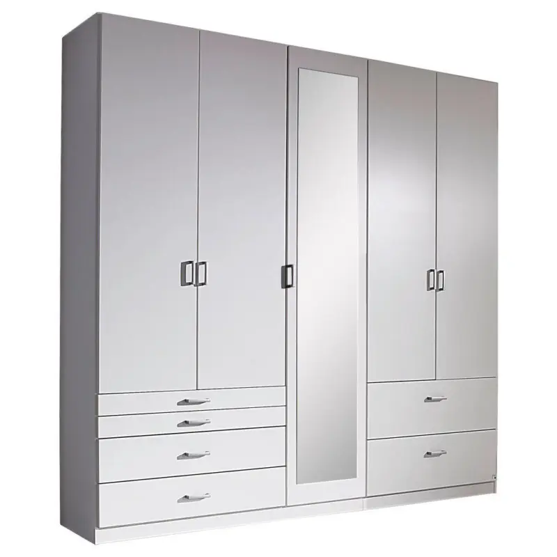 Dreht&uuml;renschrank in Wei&szlig;