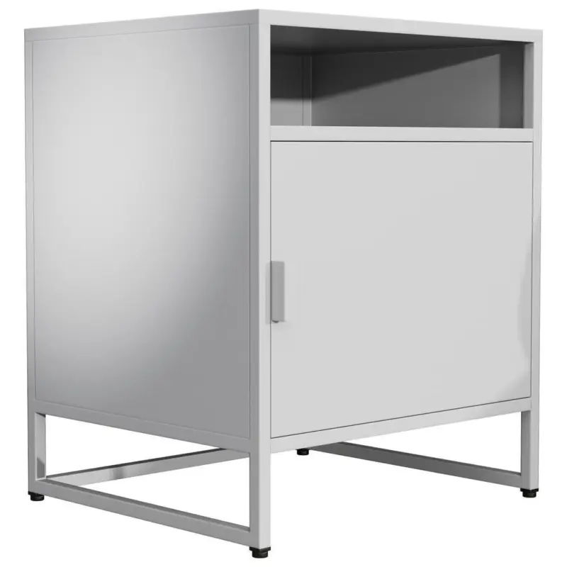 Nachtk&auml;stchen 45/55/40 cm in Wei&szlig;