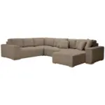 XXXLutz Lauterach - Ihr M&ouml;belhaus bei Bregenz Wohnlandschaft in Flachgewebe Braun