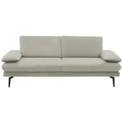 3-Sitzer-Sofa Dieter Knoll in Velours Ecru