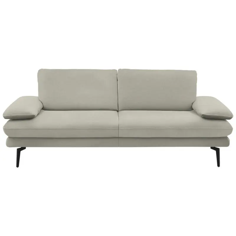 3-Sitzer-Sofa Dieter Knoll in Velours Ecru