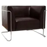 XXXLutz Lauterach - Ihr M&ouml;belhaus bei Bregenz Designsessel in Lederlook Dunkelbraun