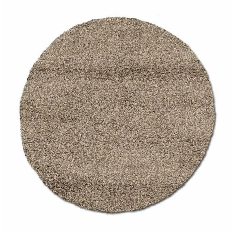 Hochflorteppich 150 cm Fashion Shaggy Hellbraun