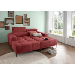 Bigsofa in Chenille Rot