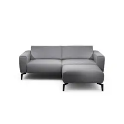 2,5-Sitzer inkl. Hocker Cosy in Chenille Anthrazit