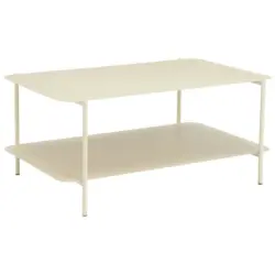 Couchtisch in Metall 90/58,4/40 cm