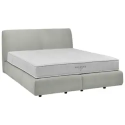 Boxspringbett 160/200 cm in Hellgrau