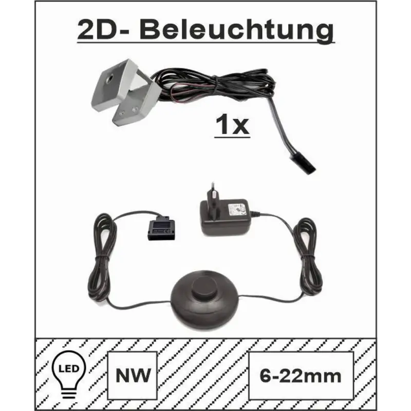 Glasbodenbeleuchtungs-Set