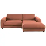 XXXLutz Lauterach - Ihr M&ouml;belhaus bei Bregenz Ecksofa in Cord Rostfarben 270/190 cm